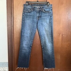 Citizens of Humanity Jerome Dahan Sz 27 Raw Hem Jeans. Like New Straight Leg